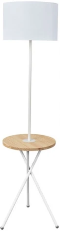 Торшер на треноге со столиком Arte Lamp Combo A2070PN-1WH (220V)