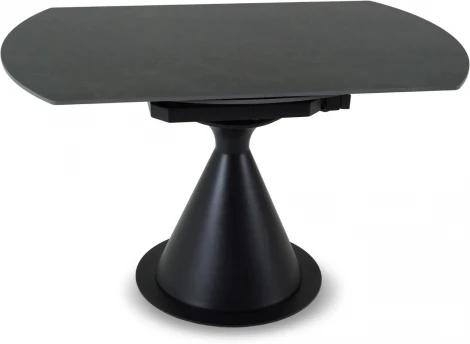 Раскладной обеденный стол Pion ОГОГО Обстановочка! (Керамика/Черный) арт.926791