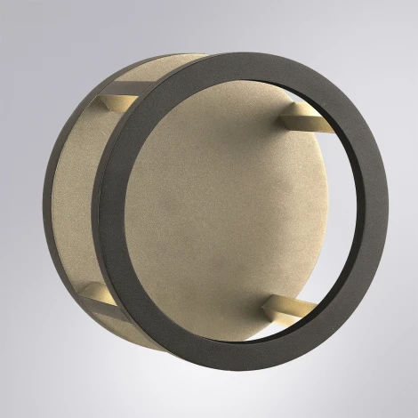 Настенный уличный светильник Arte Lamp A3370AL-1BK (LED, 220V, круглые, IP65)