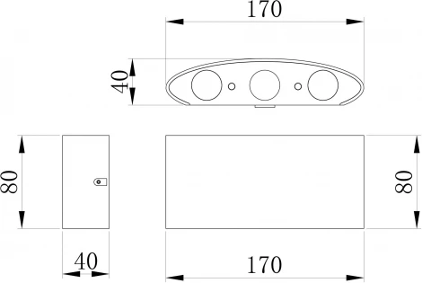 Архитектурная подсветка Maytoni Strato O417WL-L6B3K (LED, 220V, круглые, IP54)