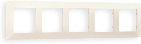 Рамка Ambrella Volt ALFA Line (Бежевый матовый) 5-ая AF110335