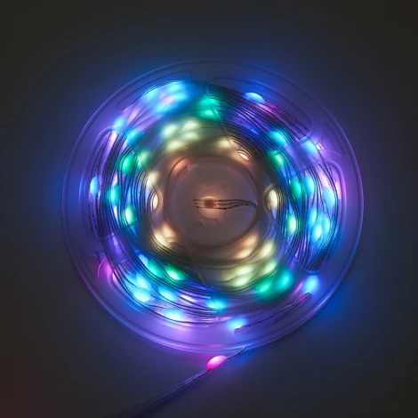 Гирлянда линейная Smart 10м USB + пульт ДУ RGB прозрачный шнур Feron CL593 51463