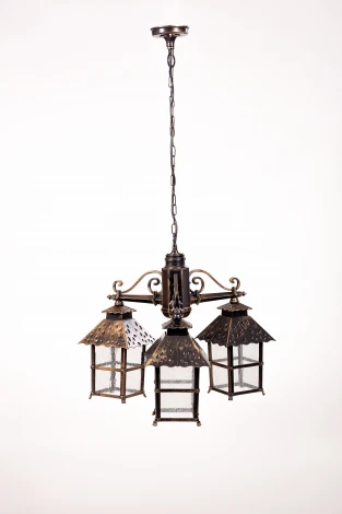 Уличный светильник подвесной Oasis Light 81470/3 Gb (220V, на цепи, IP44)