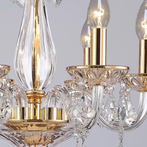 Подвесная люстра ILLUMICO IL2032-6PBC-25 ELITE