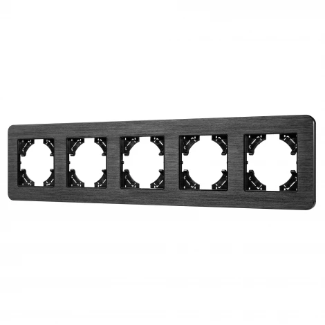 Рамка алюминиевая FRM-AKIRY-AL-5-BK (Arlight) 049735