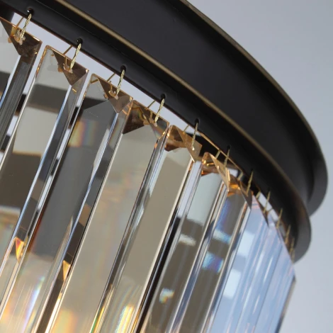 Подвесная люстра Citilux Мартин CL332142 (220V, хрусталь, на цепи, круглые)