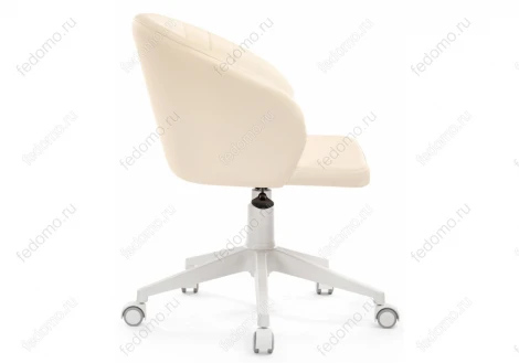 Компьютерное кресло Woodville Пард экокожа слоновая кость 464225