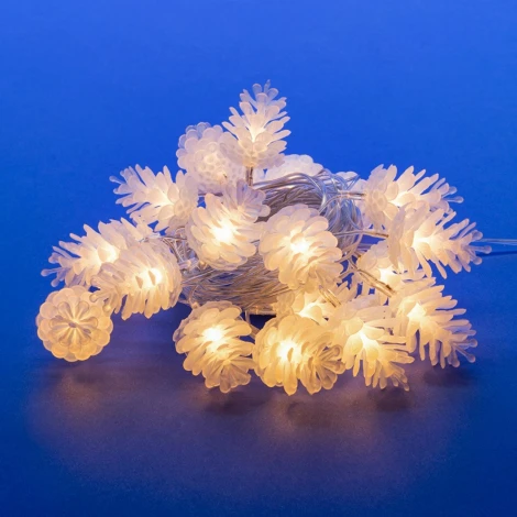Гирлянда Uniel ULD-S0280-020/DTA WARM WHITE IP20 PINE CONES