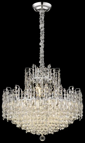 Подвесная люстра Wertmark Marcella WE154.16.103 (220V, хрусталь, на цепи)