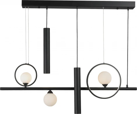 Подвесной светильник светодиодный Vitaluce V3095-1/5S (220V, на тросе, шар, кольцо)