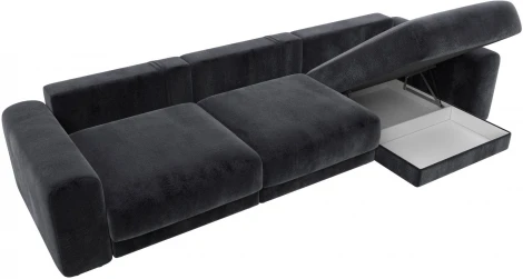 Диван угловой Лига-056 НПБ Лонг угол универсальный Лига Диванов (Велюр) арт.129167