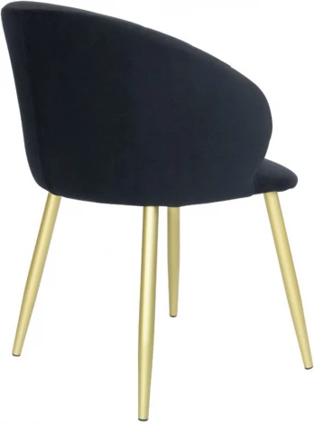 Стул Bradex Home Paola графит, матовое золото, на поворотном механизме (RF 0642)