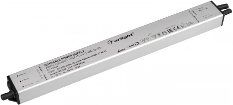 Блок питания ARPV-LG24060-LINEAR-PFC-DALI2-PD (24V, 2.5A, 60W) (Arlight, IP67 Металл, 5 лет) 033428