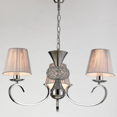 Подвесная люстра ILLUMICO IL1526-3P-27 CR (220V, на цепи)