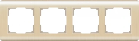 Рамка на 4 поста Stream (шампань) Werkel W0042111 (a051285)