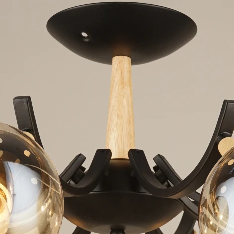 Потолочная люстра на штанге Reluce 04512-0.3-08 (220V, шар)