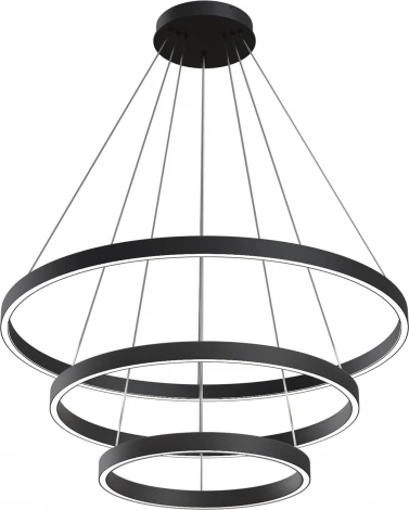 Подвесной светильник светодиодный Rim MOD058PL-L100BK Maytoni (220V, на тросе)