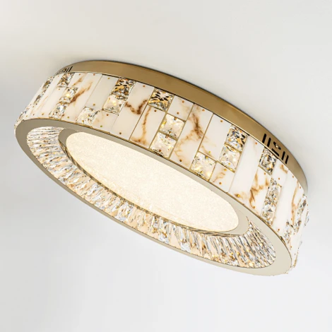 Потолочный светильник светодиодный с пультом с регулировкой цветовой температуры Modelux ML.2400.600 GD