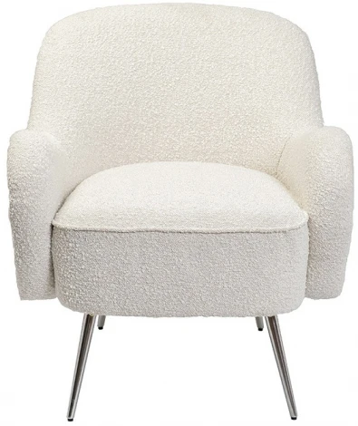 Кресло Garda Decor 48MY-2688 CRE SL (Хром/Кремовый)