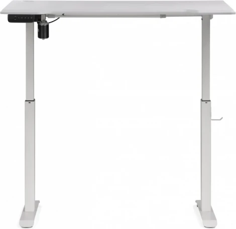 Компьютерный стол Маркос с механизмом подъема 120 (Маркос с механизмом подъема 120х75х75 белый / шагрень белая) Notta арт.578481
