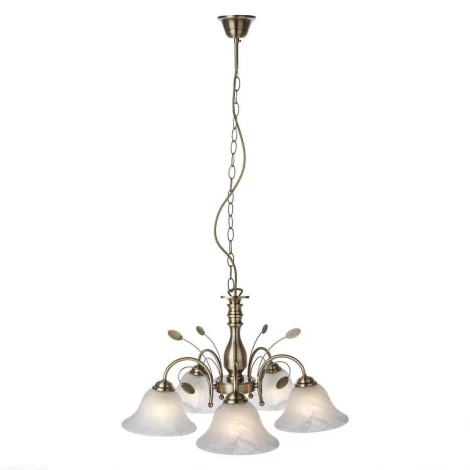 Подвесная люстра Globo 69007-5h (220V, на цепи, листья)