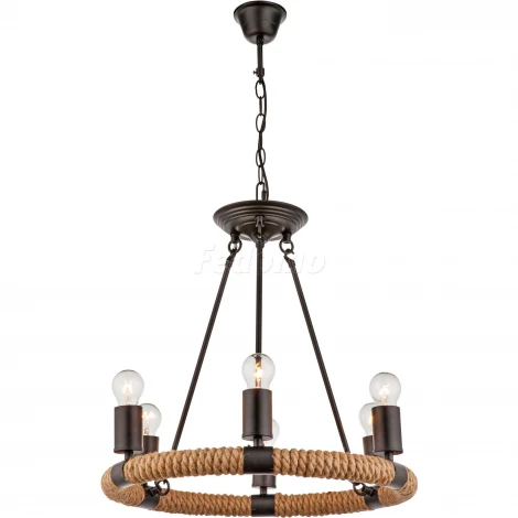 Подвесной светильник Globo Ulleu 69029-6 (220V, на цепи, под старину, кольцо)