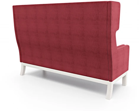 Диван Arsko Айверс Хай Беленый дуб шенилл красный