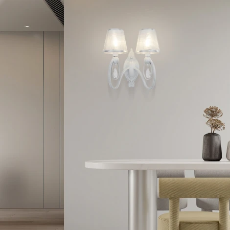 Бра Arte Milano AM347203 347203/2W WT+SL (220V, подвески)