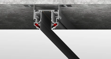 Профиль-трек для однофазного шинопровода в натяжной потолок Lightstar Teta 505427