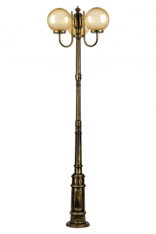 Наземный фонарь Oasis Light Globo Prism gold 88210PGB 10 Е7 Gb (220V, шар, IP44)