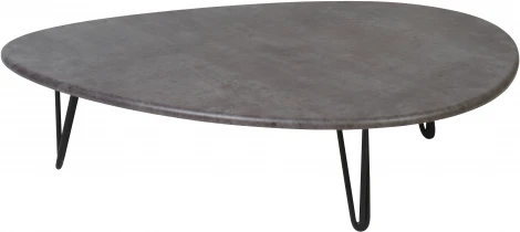 Стол журнальный Калифорния Дадли серый бетон от фабрики Калифорния