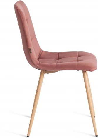 Стул CHILLY (mod. JSC-220) / 1 шт. в упаковке Tetchair (Велюр,Металл /Коралловый) арт.24971