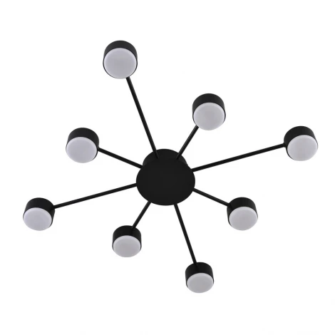 Потолочная люстра Lumion Torina 8344/8C черный, металл GX53 LED 8*7W 220V