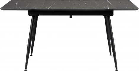 Стол R-Home Месси раздвижной 140-180 Темный мрамор/Бабочка