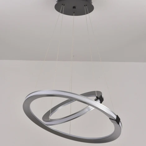 Подвесной светильник iLedex Vision 9225-8+5SD GR+BK (220V, на тросе)