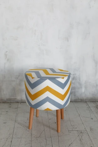 Пуф Dreambag Лекко Скандинавия Желто-Серый 13545