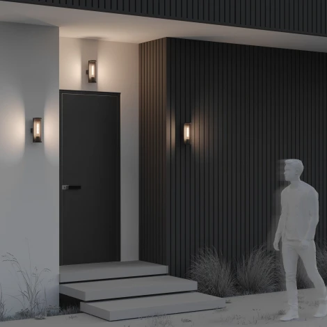 Настенный уличный светильник Maytoni Conf O451WL-01GF (220V, круглые, IP54)