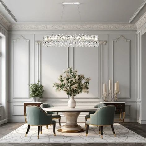 Подвесная люстра светодиодная Bogate's Marvel 90372/1 Strotskis (220V, хрусталь, на тросе)