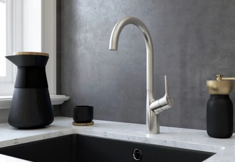 Смеситель AM.PM X-Joy S F85B07011 для кухонной мойки, сатин