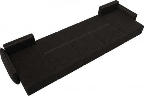 Диван п-образный Лига-051 НПБ МегаЛонг Лига Диванов (Велюр) арт.128747