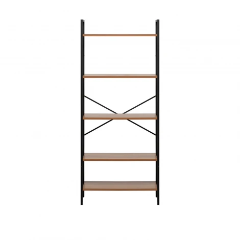 Стеллаж Leset Стилвуд 25 широкий, 5 полок 4687207095471 Металл, Черный