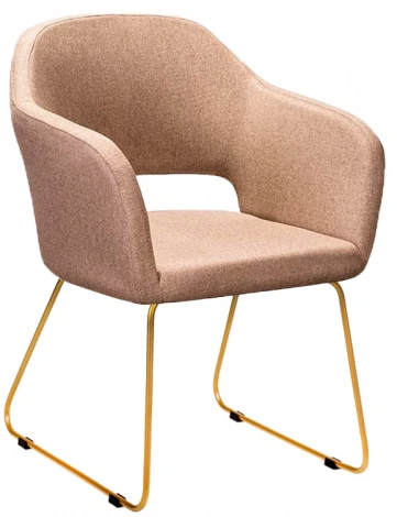 Стул R-Home Oscar Браун/ЛинкЗолот