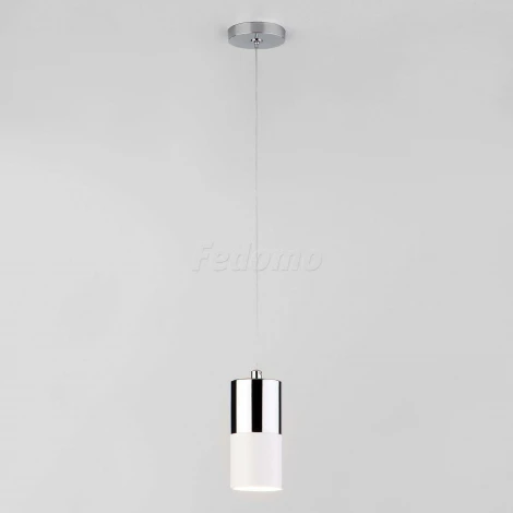 Подвесной светильник Eurosvet Mini Topper 50146/1 хром/белый