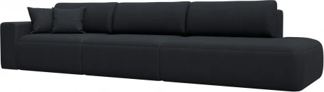 Диван прямой Лига-036 НПБ Модерн Лонг подлокотник слева Лига Диванов (Замша) арт.127698L