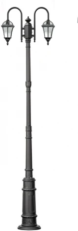 Наземный фонарь IP44 Oasis Light ROMA S 95210SA 10 down E7 Bl (220V, фонарь)