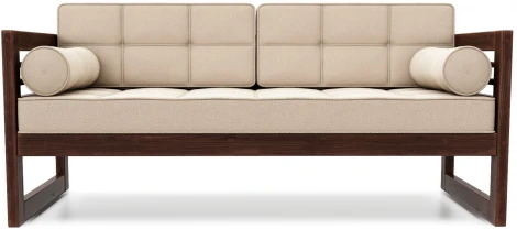 Диван Arsko прямой Сега Б орех велюр бежевый