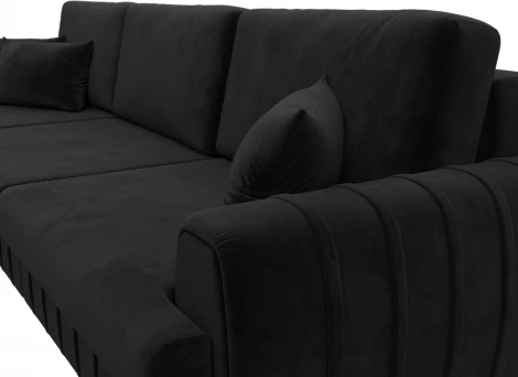 Диван угловой Лига-057 НПБ Лонг угол левый Лига Диванов (Велюр) арт.129302L