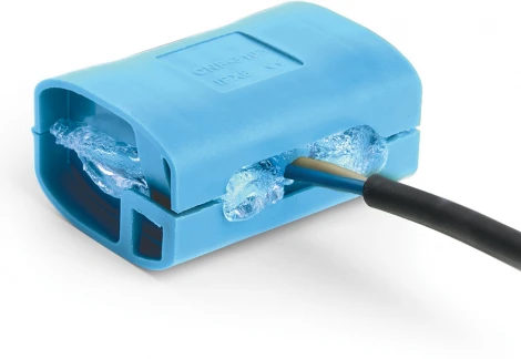 Коробка изоляционная с гелем (синий) Stekker 49238