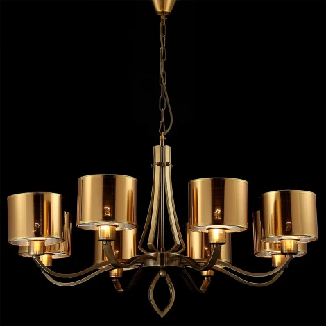 Подвесная люстра ILLUMICO IL1802-8P-17 AB (220V, на цепи)