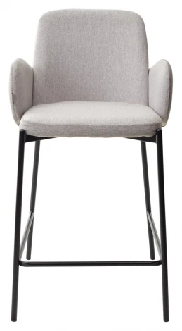 Полубарный стул M-City NYX (H=65cm) VF119 светло-серый / VF120 серый